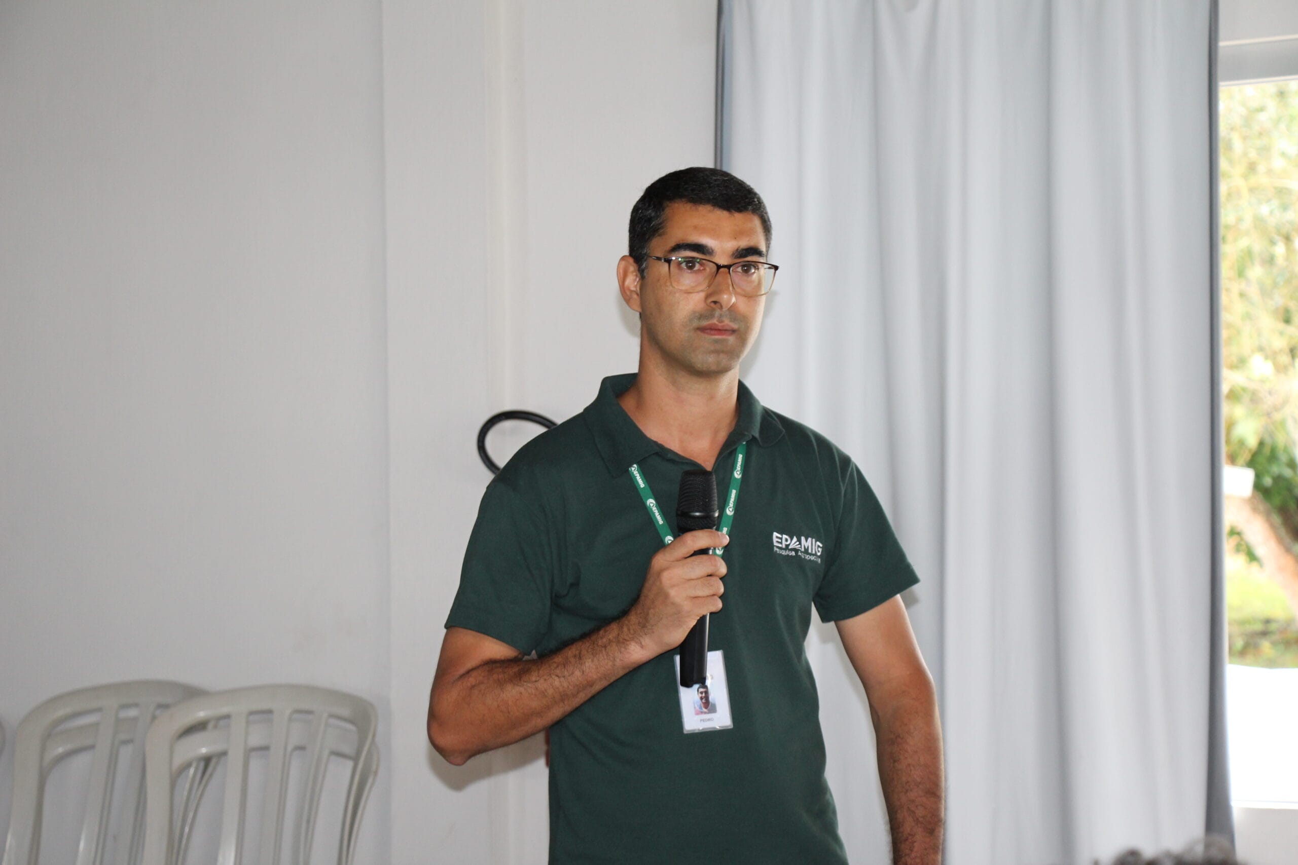 Coordenador do Programa Estadual de Pesquisa em Olivicultura da EPAMIG Pedro Moura foto Ascom EPAMIG